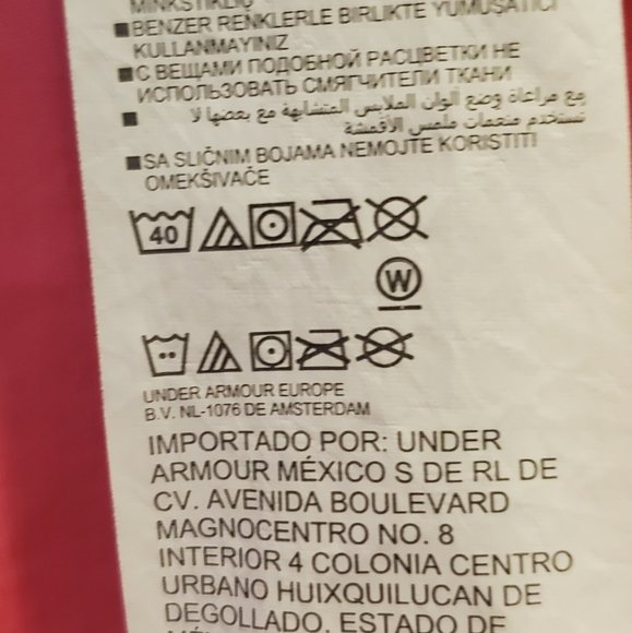 Ladies' Under Armour Flourescent pink Tshirt Small - Picture 5 of 7